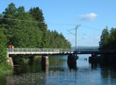 Railway bridge over Daglosensundet, Varmland