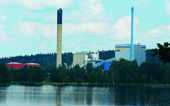 90 m steel chimney at i Vaxjo, Sweden, where extensive measurements have been made