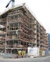Kungsbron, Hus AB under montering