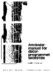 Manual fr datorprogrammet SKORSTEN
