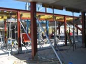 Erection of steel frames in Office Buildings, SonyEricsson, Lund
