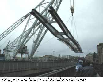 Ombyggnad av Skeppsholmsbron i Stockholm